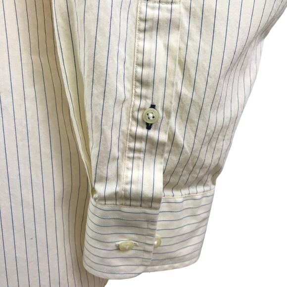Tommy Hilfiger Ithaca Button Front Dress Shirt Striped Size 16.5 Large - Picture 2 of 8